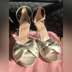 Kate Spade Bridal Bow Heels